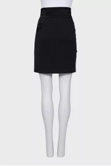 Black sequin skirt with tag