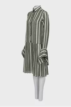 Straight striped dress