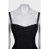Lace corset with straps