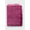 Purple cashmere and silk scarf