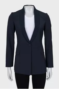 Blue striped jacket