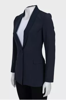 Blue striped jacket