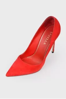 Suede stilettos
