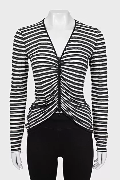 Sheer Draped Jumper