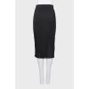 Pleated midi skirt