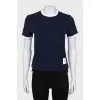 Straight T-shirt with tag