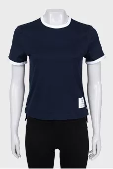 Straight T-shirt with tag