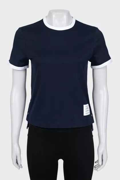 Straight T-shirt with tag