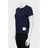 Straight T-shirt with tag
