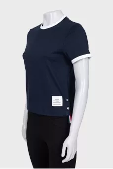 Straight T-shirt with tag