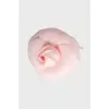 Pink textile brooch