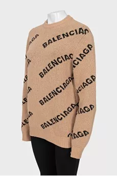 Wool oversized sweater