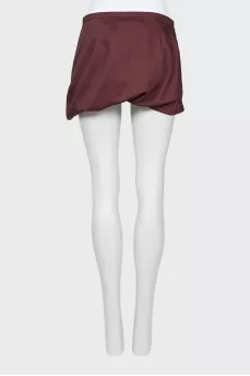 Mini skirt with print