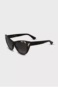 Cat eye sunglasses with pattern