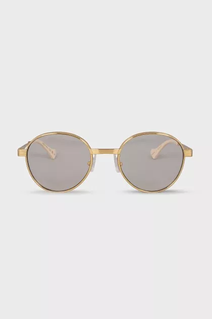 Gold teashades glasses