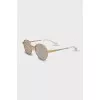 Gold teashades glasses