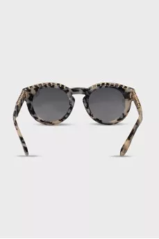 Printed sunglasses with decor