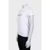 White T-shirt with black logo