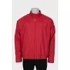 Men's jacket with a pocket on the back