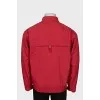 Men's jacket with a pocket on the back