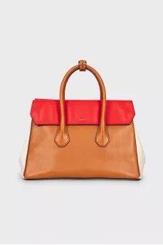Leather Tote Bag Sommet