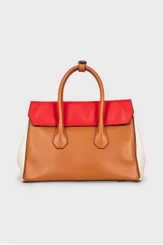 Leather Tote Bag Sommet