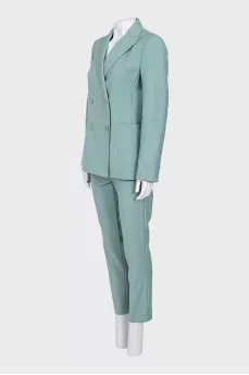 Green suit with trousers