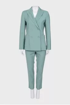 Green suit with trousers