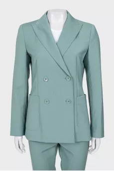 Green suit with trousers