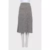 Flared skirt without fastening