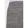 Flared skirt without fastening