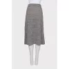 Flared skirt without fastening