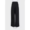 Loose fit wool trousers