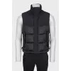 Men's vest with signature print