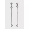 White gold transformable earrings