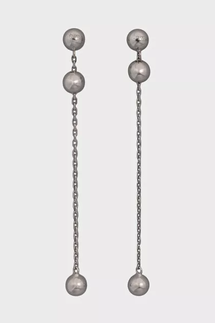 White gold transformable earrings