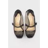 Stiletto sandals with designer soles