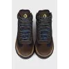 Men's leather lace-up boots