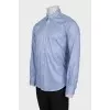 Men's Blue Pinstripe Shirt