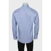 Men's Blue Pinstripe Shirt