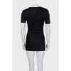 Bodycon Draped Mini Dress