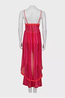 Tunic and flared trousers suit