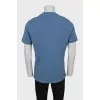 Men's Blue T-Shirt With Logo