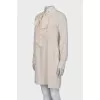 Silk dress with ties