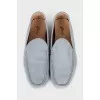 Men's Blue Suede Loafers