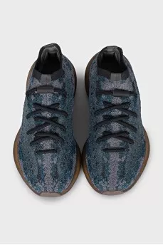 Синие кроссовки Yeezy Boost 380