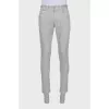 Men's grey skinny jeans