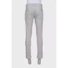 Men's grey skinny jeans