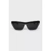 wayfarer sunglasses with clear frame