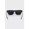 wayfarer sunglasses with clear frame